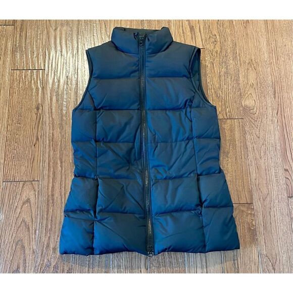 Gap goose down full black puffer vest size xs - Picture 2 of 8